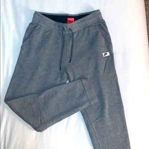 Grey Nike joggers